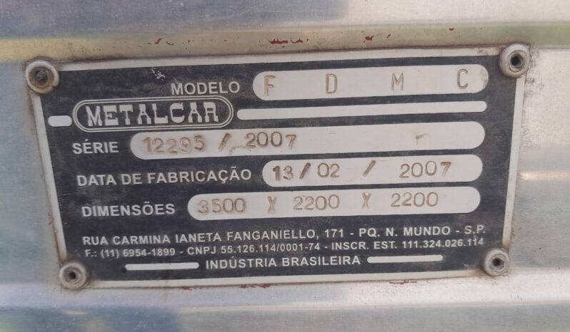 Baú Carga Seca METALCAR – UTILITÁRIO completo