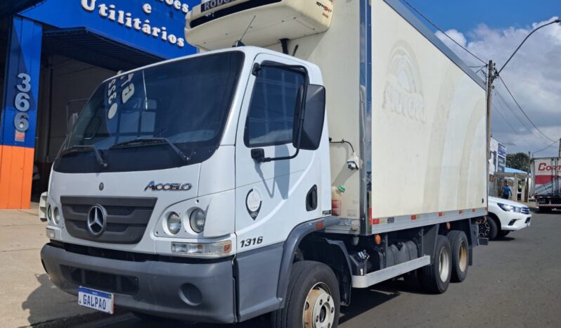 MB ACCELO 1316 6X2 – 3/4 – BAÚ REFRIGERADO – (2019) completo