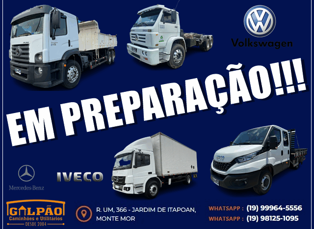 MB Atego 2425 6X2 C.Graneleira – (2011) completo
